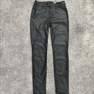 Black Coated Skinny Jeans